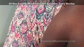 Newbie gets her faced painted on in black girl huge facial video