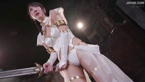 Yuika Onosaka as the Sacred Knight Corrupted by Desire