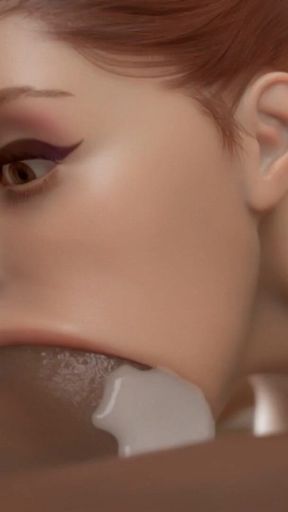 Must-see moment from &quot;Her Mouth, My Massive Black Cock - Uncensored Hentai&quot;