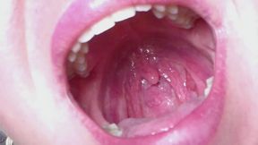 wmw deep pink throat larynx, tonsils
