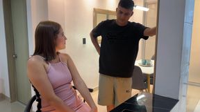 My Stepmother's Best Friend Is Alone at Home and I Fuck Her Until I Cum on Her