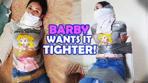 Barby Wants Tighter Bondage: W in Rope and Duct Tape by Dominatrix Lau