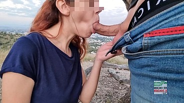 Follando a flaquita en el monte de Guadalajara, a eso salen sus novias a sus grupos de hiking