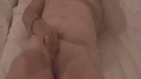 Close up view of my chunky wife's delicious pink meaty pussy
