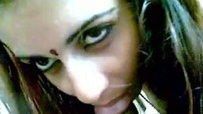 Indian sexy young girlfriend sucking dick on closeup sex video