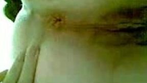 Naughty girl gently and softly fingering her asshole
