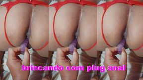 brincadeiras gostosas com plug anal