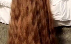 Getting Fucked with My Long Red Hair Draped to the Floor Bouncing and Swaying - Hair Fetish Video