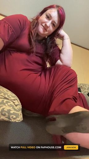 I Allow You to Cum- Countdown with Shaking of Foot in Sandal