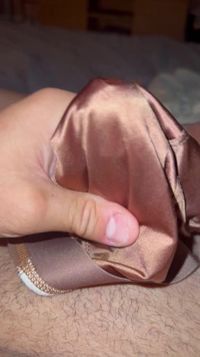 Brown Satin Panties