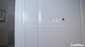 Ruby Sinclaire Gets Caught Masturbating