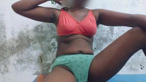 Indian Village Sexy Bhabhi Take Big Cucumber in Her Pussy Inside and Fully Enjoyed