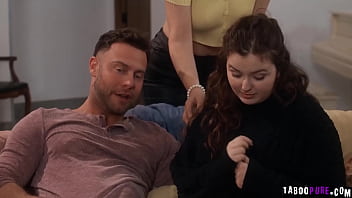 Couple Seth and Bunny Madison joins their stepsiblings Codey Steele and Leana Lovings for a foursome