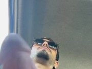 Jerking dick on the highway