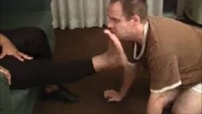 Caramel ebony sweaty feet smelling