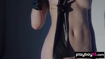 Petite teen Keep Chambers strips and shows off her perfect pussy