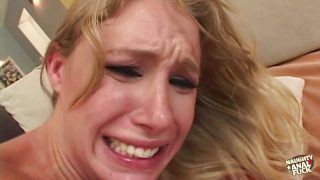 Blowjob, creampie, trekant, gapende, dobbel penetrasjon – blonde hore Allison Pierce anal knullet av Tony T. og får rumpa fylt med sæd av Tony T.
