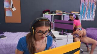 Lina Love has a round ass and she is happy to fuck