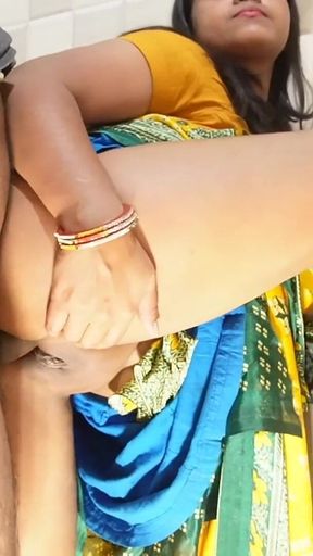 Gorgeous Big Tits Desi Bhabhi in Saree Fucked B Devary
