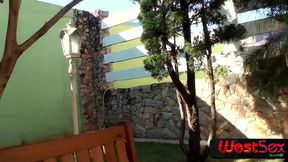 sexo no jardim com muito anal - celine salles