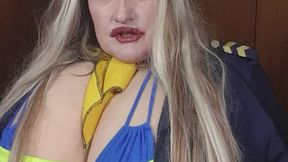 24mp4 CupKCindy you like role play cosplay watch Cindy in stewardess outfit she is doing tit fuck with a black toy till it is squirting enjoy her in the costume let's have fun