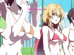 Cutie straddles cock on track as crowd cheers sweaty handjob ⋆ Exclusive Dubbed Anime