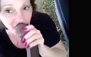 An interracial fuck in the park