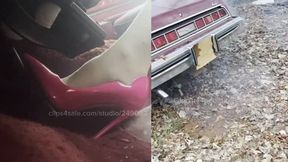 It sat for a MONTH! Lots of REVVING AND EXHAUST SMOKE!