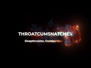 Deepthroating a 28cm Long, 5.7cm Thick Dildo Like a Good Slut