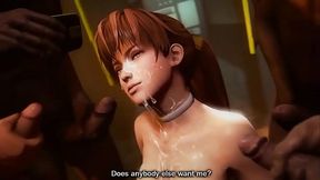Young Japanese Redhead Teen Gangbanged By Huge Hard Cocks In 3D Anime Sex Toon