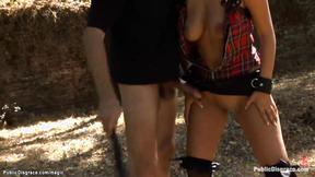 ”European whore anal fucked in the park”