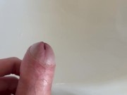 Quick desperate piss