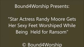 Starlet Randy Moore Gets Foot Worship in Captivity - SD