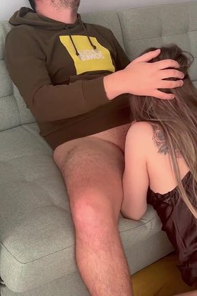 Young Stepmom Fucks with Her Stepson for the First Time!