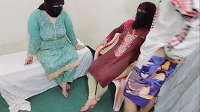 Awesome 3some Anal Fucking of 2 indian Muslim Hot Bhabhi'_s with Dever