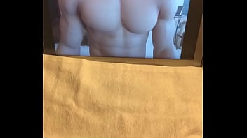 Jerking Off to My Muscle God Roommate