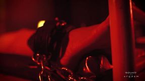 Bondage orgasm - Coco De Mal - Marcus - Hitachi - Squirts on the bed - Pussy tease - BDSM