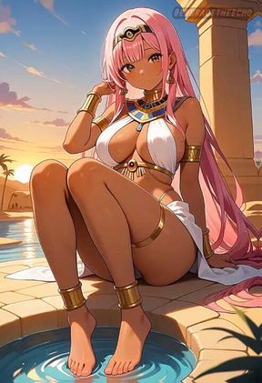 Ethereal Egyptian Goddess Worship
