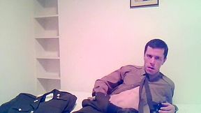 Military man homemade masturbation video