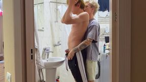 Friend Licks Ass Smooth Twink Sucks Big Cock and Takes It Inside