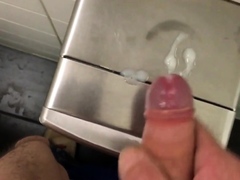 Cumshot Compilation Public Restroom 2018
