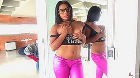 Cute Lady Indira Uma Roughly Fucked By A Fat White Dick