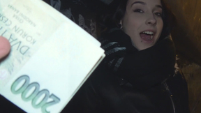 Czech college girl got fucked in a car