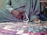 Big duck boy hand job in the jungle