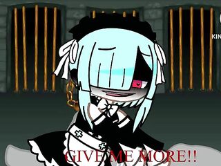 Rem from rezero in gacha club anime