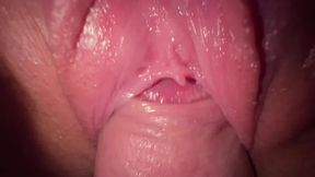 Teen Stepsister Fucked Hard, Creamy Pussy Squirts in Close Up Cumshot