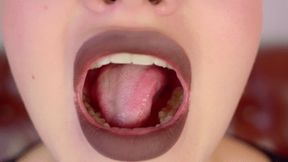 Khaleesi's Mouth Fetish - Mouth Tour Around Tongue - HD 1280x720