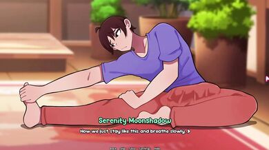 Yoga instructor catches boner and gives me a creampie cumshot