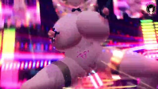 Sexy Dance + Hard Dildo Fuck (3D HENTAI)