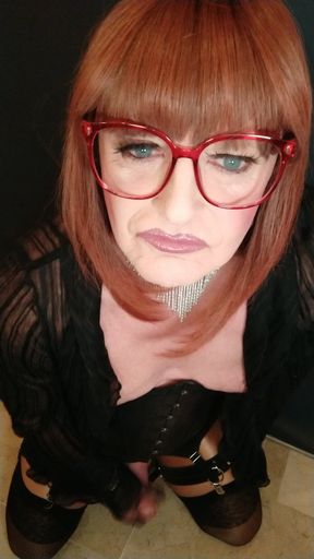 Naughty Latex Crossdresser